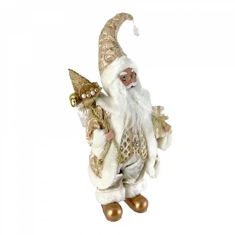 Santa Navideño Santini 13x40cm Gold