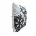 Cojin Expressions Copo Nieve 45x45cm Plateado Algodon