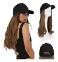 Peluca Fina Con Gorra