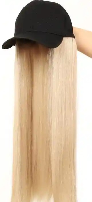 Peluca Fina Con Gorra