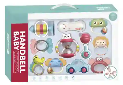 Set De Maracas Sonajeros X11 Uni Estimulacion Bebe Niño Niña