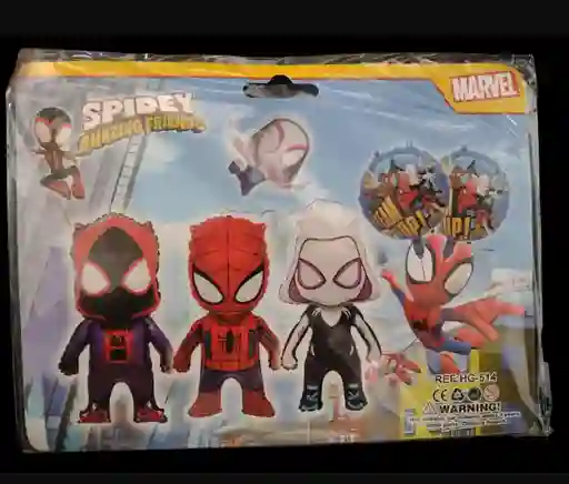 Bombas Globos Por 5 Piezas Diseño Spider Man Y Amigos Los Vengadores Para Decoracion De Fiestas Niño O Hombre O Mujer