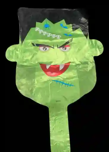 Bomba Globo Metalizado Haloween Diseño De Frankenstein Para Decoracion De Fiestas Niño O Hombre O Mujer