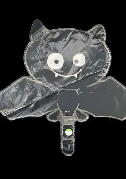 Bomba Globo Metalizado Haloween Diseño De Murcielago Para Decoracion De Fiestas Niño O Hombre O Mujer