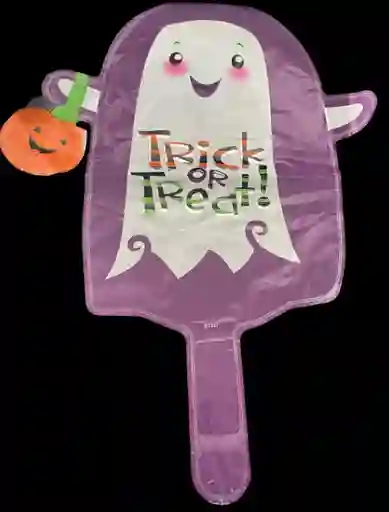 Bomba Globo Metalizado Haloween Diseño De Fantasma Con Calabaza Para Decoracion De Fiestas Niño O Hombre O Mujer