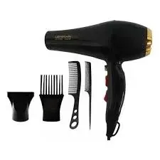Secador Potente De Cabello Lm 5000w + 4 Accesorios