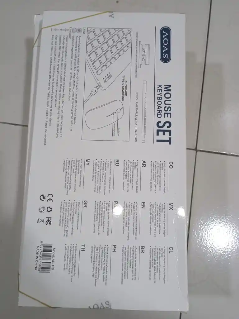 Teclado T Mause Bluetoooth Regargable