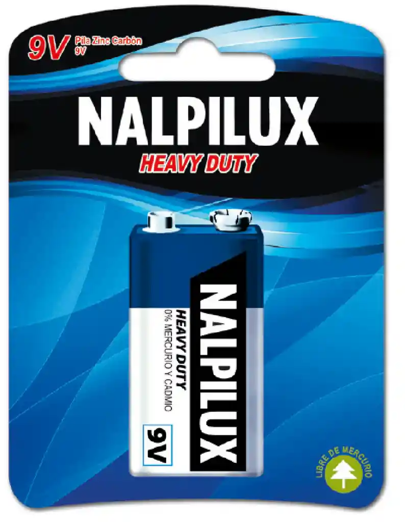 Pila Cuadrada 9v - Nalpilux