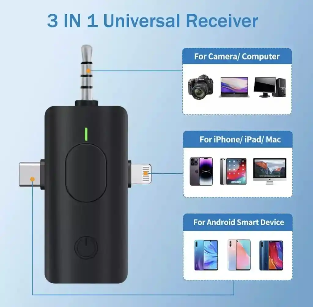 Micrófono Doble F11 Inalámbrico Profesional De Solapa F11 -2