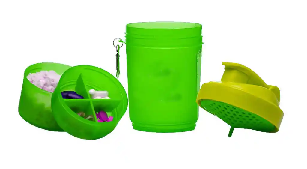 Shaker Profesional Met-rx® Mezclador 500ml Proteina - Verde