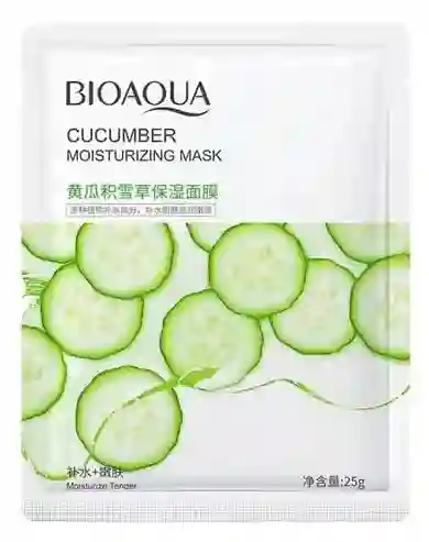 Mascarilla Tipo Velo Con Extracto De Pepino Para Cuidado Facil Rostro Cara Bioaqua