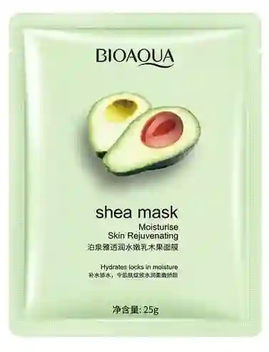 Mascarilla Tipo Velo Con Extracto De Aguacate Para Cuidado Facil Rostro Cara Bioaqua