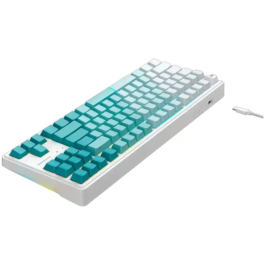 Teclado Mecanico Havit Gamenote Kb901l Verde Rgb