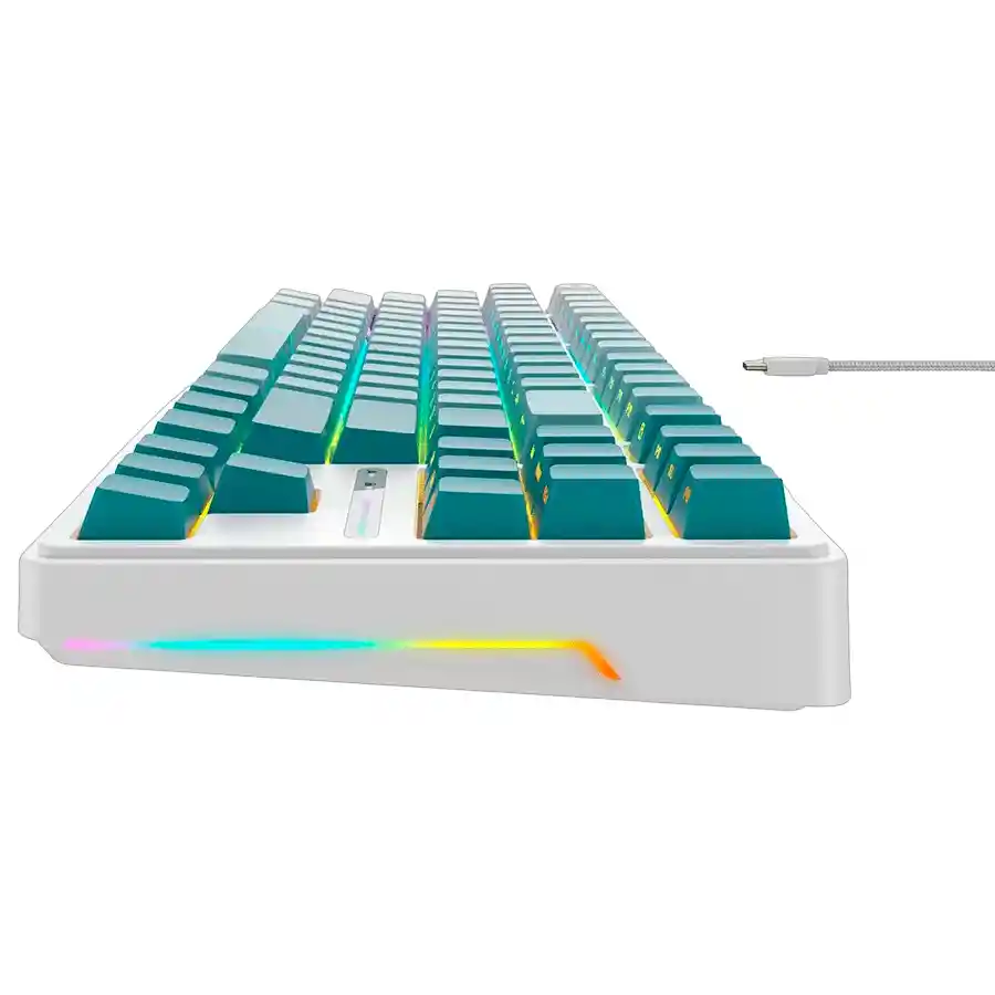 Teclado Mecanico Havit Gamenote Kb901l Verde Rgb