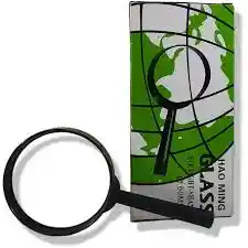 Lupa Vástago Recto De Vidrio 60 Mm