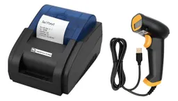 Combo Impresora Térmica De 58mm + Lector De Codigo De Barras