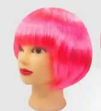 Peluca Fucsia Corta