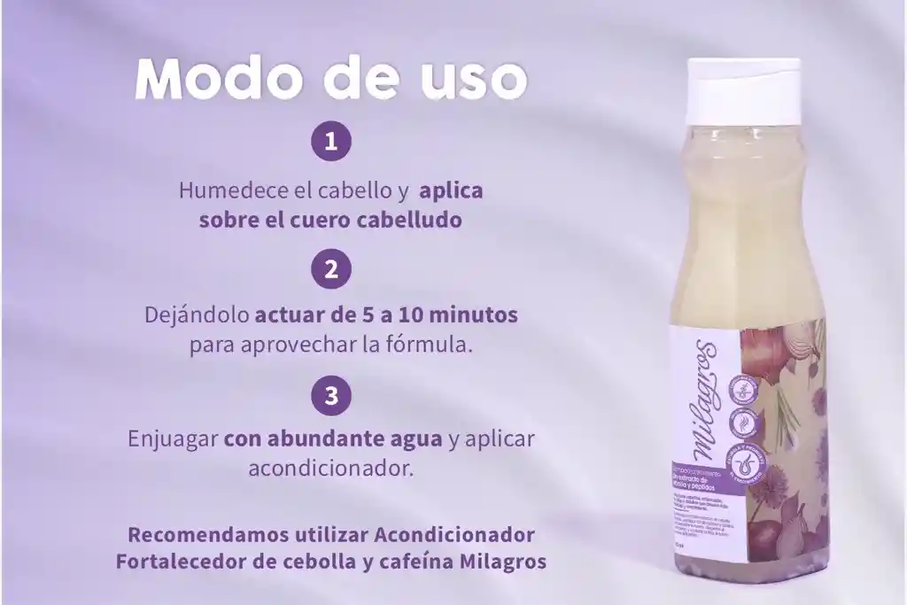 Mascarilla De Cebolla Milagros