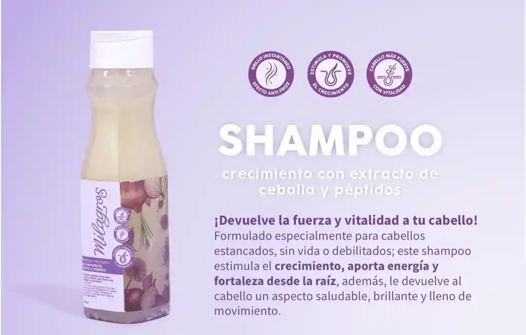 Mascarilla De Cebolla Milagros