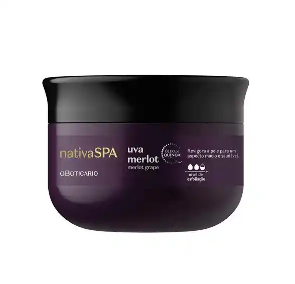Exfoliante Corporal Uva Merlot Nativa Spa 200g