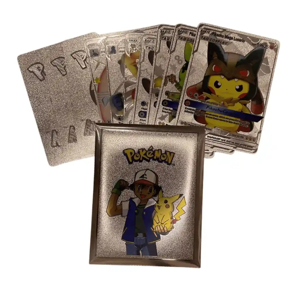 Sobre Cartas Oro Rosa Pokémon X 10 Unidades Aleatorias