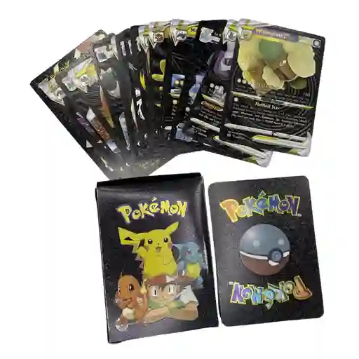 Caja Cartas Pokémon Negras X 54 Unidades Aleatorias