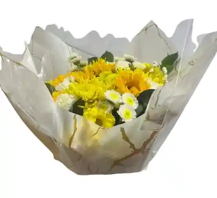 Ramo De Flores Amarillas Y Blancas