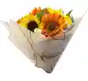 Ramo Alegre De Girasoles Y Claveles