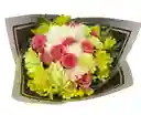 Ramo Elegante Con Rosas Y Claveles