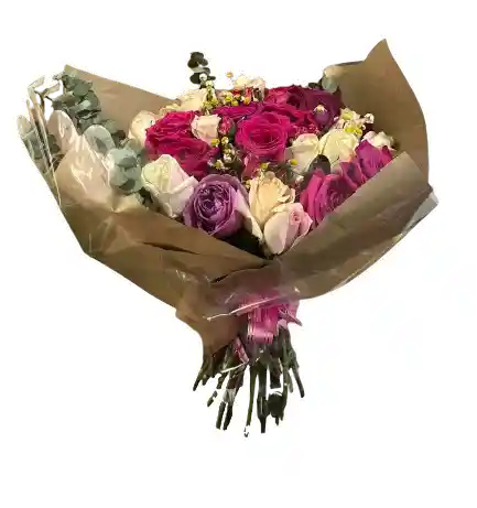 Ramo Premium De Rosas Multicolor