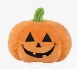 Thrills & Chills Squeaker Vinyl Cat Dog Toy Pumpkin Bin