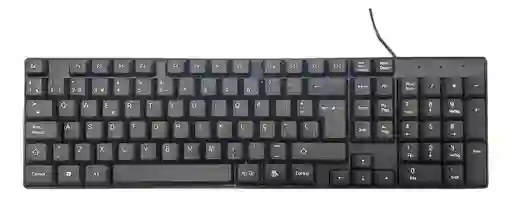 Teclado Multimedia Usb Para Pc En Español Letra Ñ (81310507)