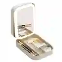 Joyero Cosmetiquera Organizador Luz Led Espejo Recargable