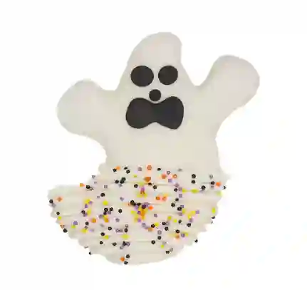 Thrills And Chills Ghost Decorated Cookie Dog Treat 1 Count 1.9 Oz