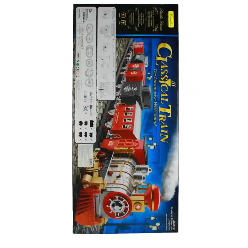 Pista Tren Humo Grande Gy810-3