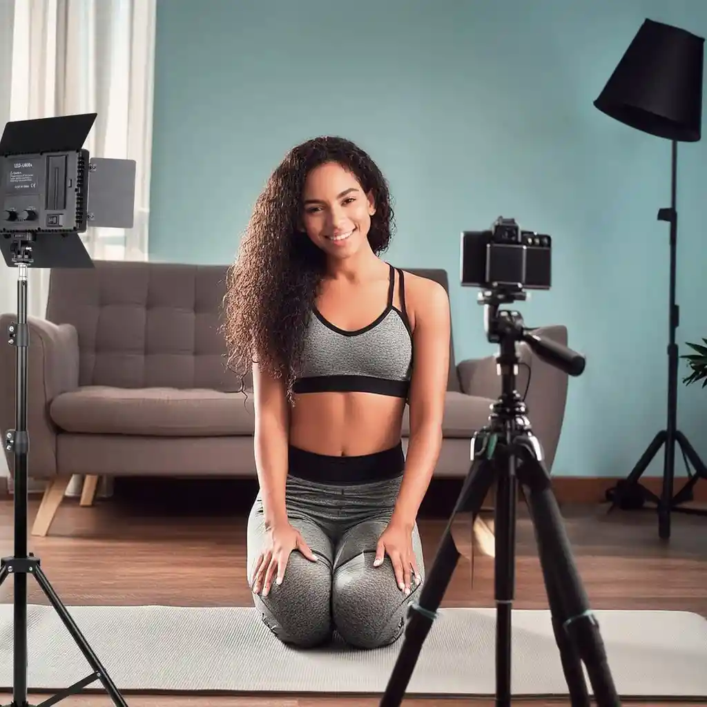 Panel Led Profesional 24cm + Tripode