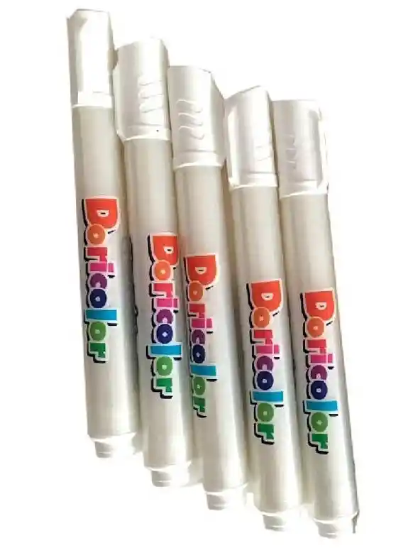 Marcador Doricolor Blanco Por Unidad