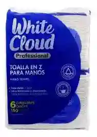 Toallas En Z Para Manos White Cloud X 150