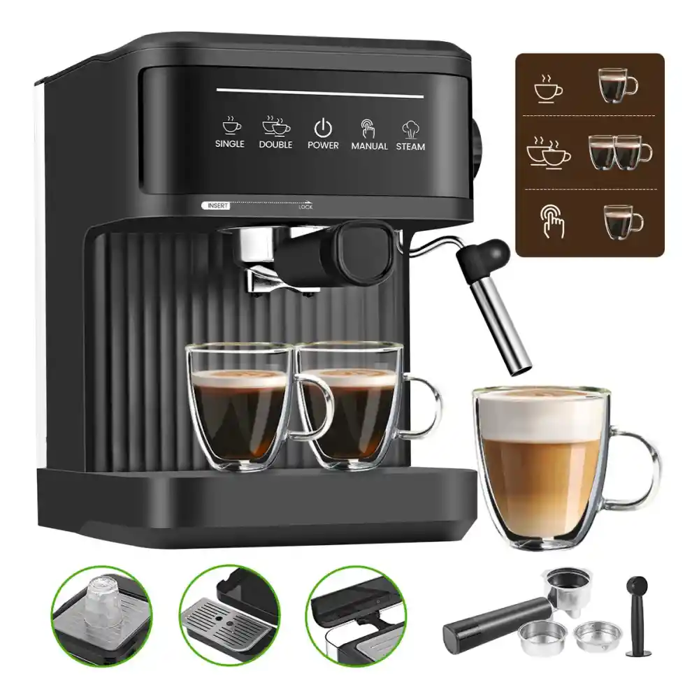 Cafetera Espresso Máquina Café Capuchino 1.8l 20 Bares 850w