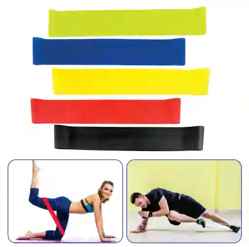 Bandas Elasticas Resistencia Ejercicio Y Fisioterapia