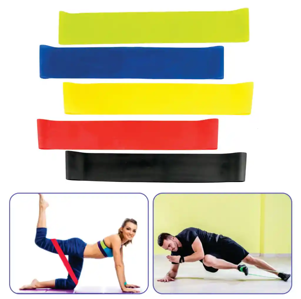 Bandas Elasticas Resistencia Ejercicio Y Fisioterapia
