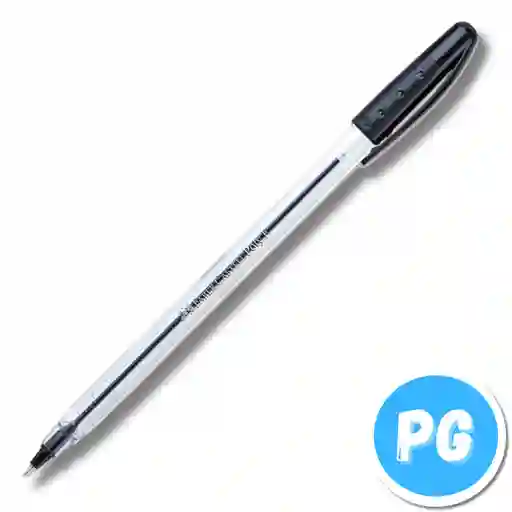 Esfero Faber Castell Trilux 0.7mm Semigel Unidad Negro De Tapa