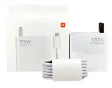Cargador Super Carga Rapida Xiaomi 120 W Tipo C-usb
