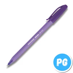 Esfero Kilometrico 100 Unidad Morado De Tapa 1.0mm