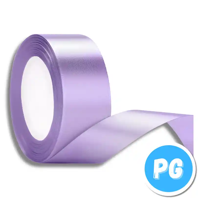 Cinta Tela 4cm X30 Metros Lila