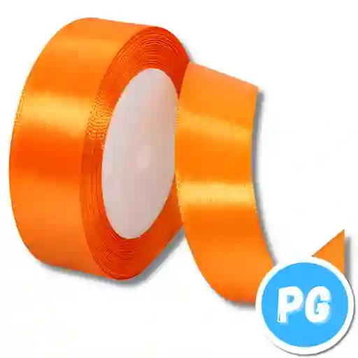 Cinta Tela 4cm X30 Metros Naranja