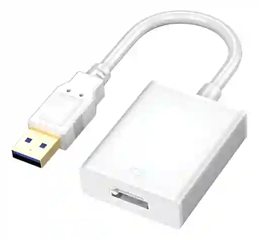 Adaptador Convertidor Usb 3.0 A Hdmi Full Hd 1080 Blanco