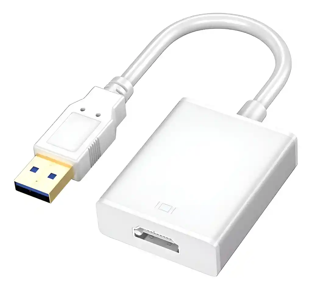 Adaptador Convertidor Usb 3.0 A Hdmi Full Hd 1080 Blanco
