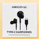 Auriculares Tipo C Con Sonido De Alta Fidelidad (negro)