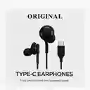 Auriculares Tipo C Con Sonido De Alta Fidelidad (negro)